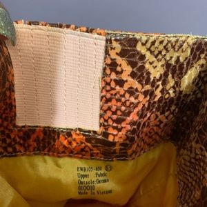 Size 6 1/2 platform heeled sandal boots.